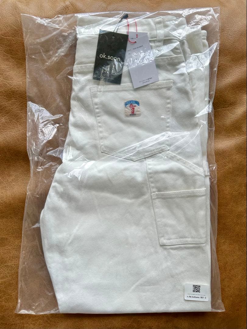 ok.soon×piccadilly コットンホワイトペインターパンツ 3