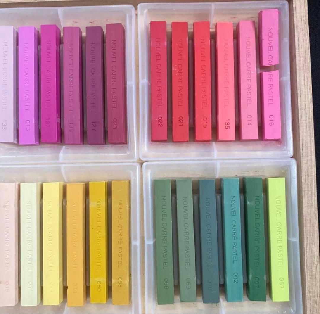 ヌーベルカラーパステル 96色セット 木箱入り ターレンスジャパン クレヨン