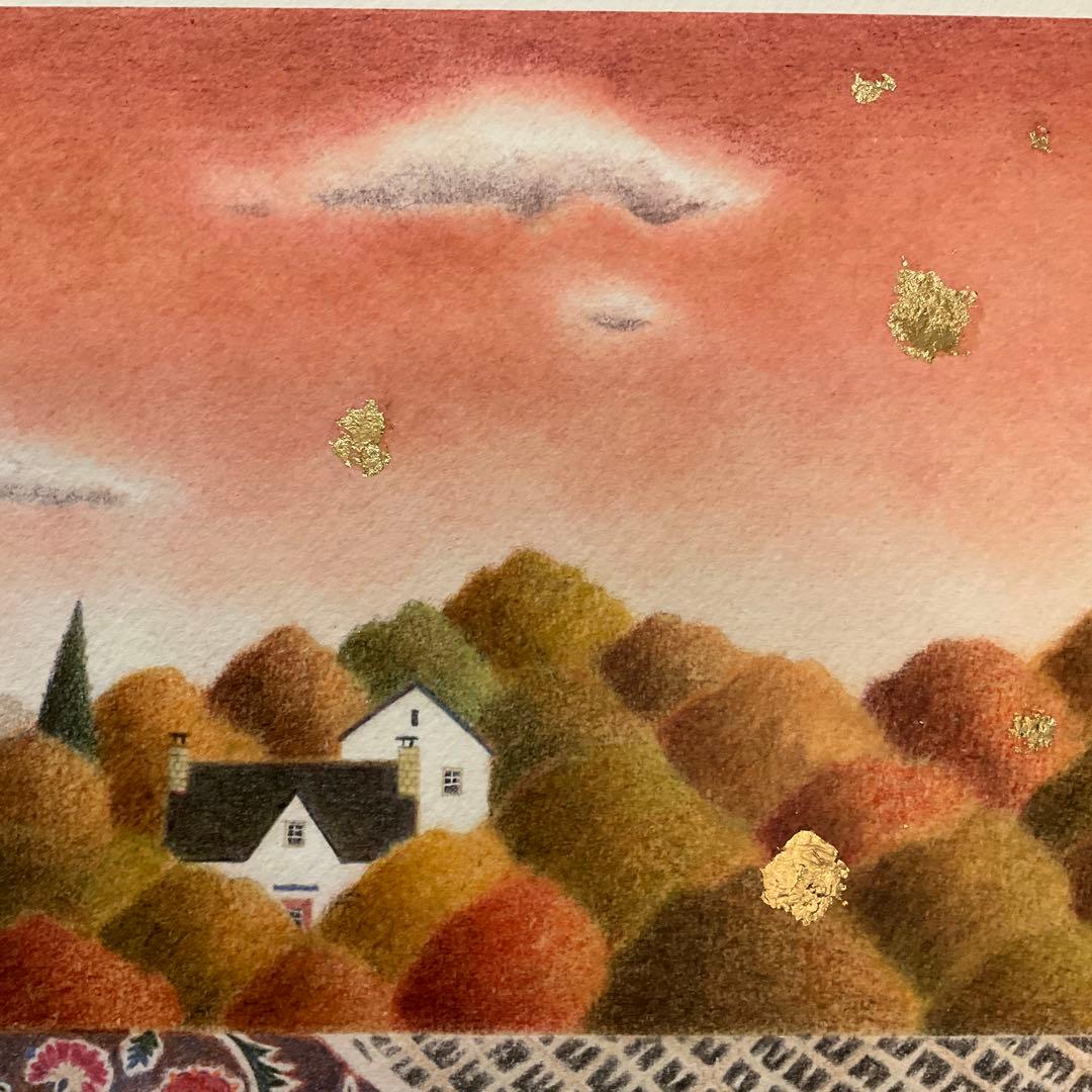 絵画・額縁・版画・渡辺美香子・夢の中へ・可愛い・お洒落・美術品・インテリア・雑貨