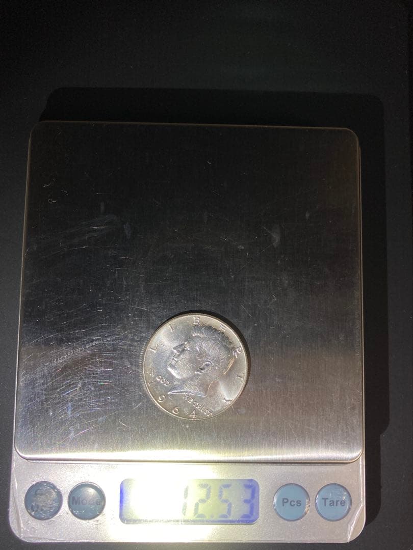 【アメリカ】ケネディハーフダラー銀貨(1964年)3枚組み