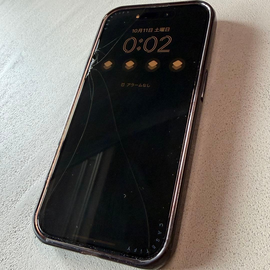 【ジャンク特価：使用可】iPhone14Pro シルバー512GB SIMフリー