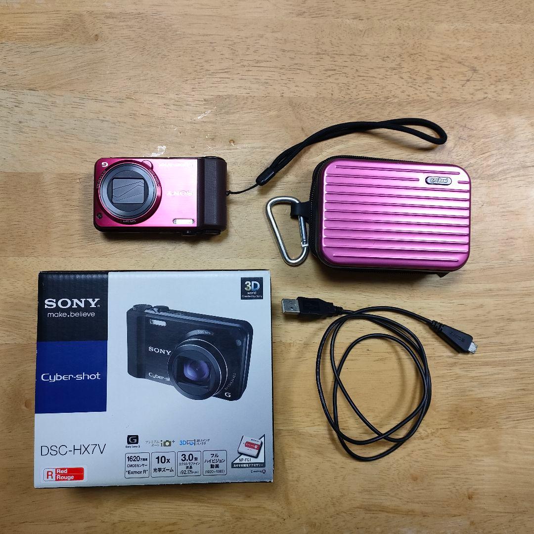 C*a様 SONY Cyber-shot DSC-HX7V レッド　カメラケース