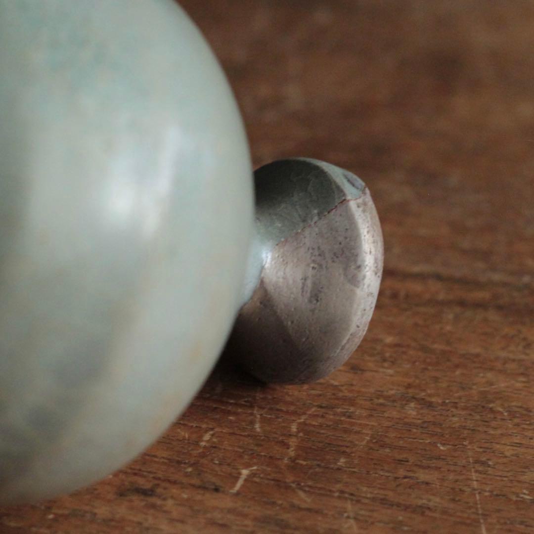 高麗青磁 丸形 徳利 朝鮮美術 古美術 古道具 アンティーク 酒器