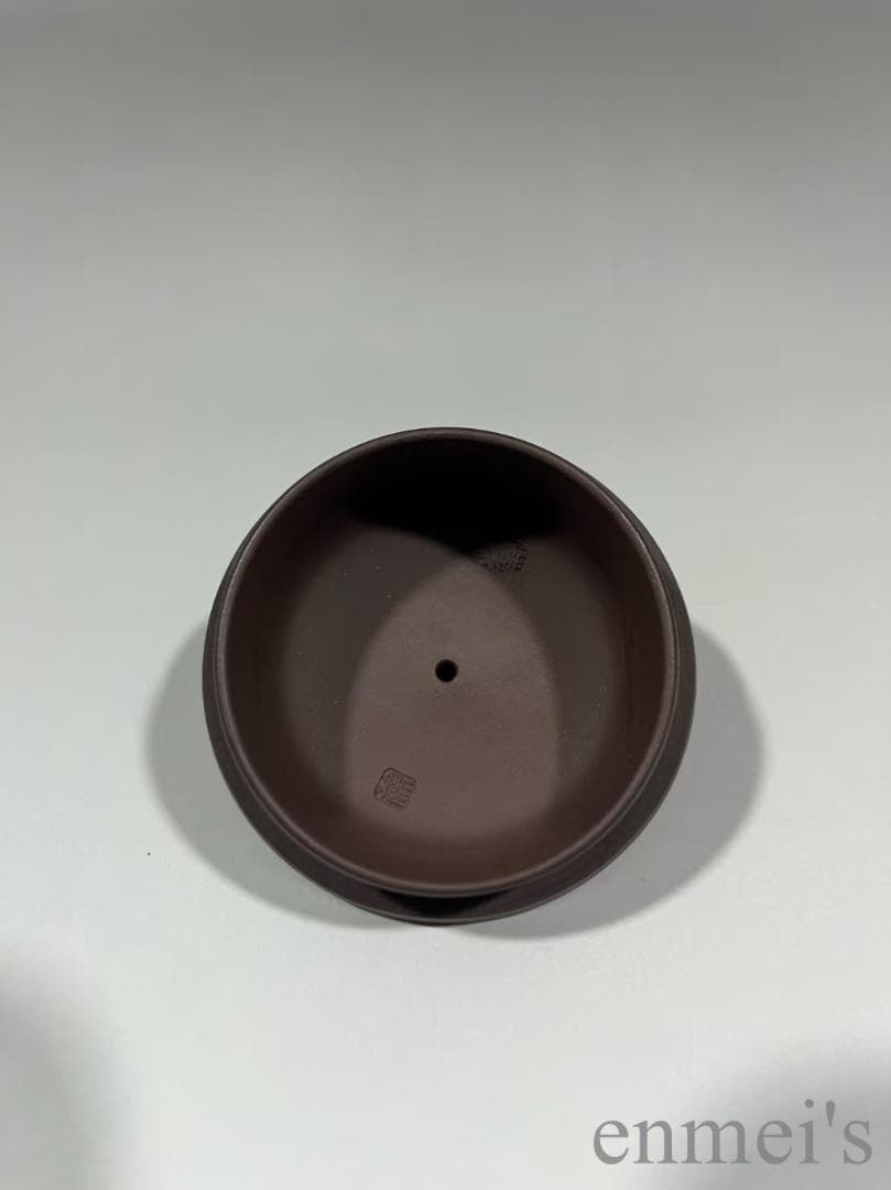 中国古美術 紫砂壺 六方壺 梅蘭竹菊刻紋 底款:徐漢棠 原鉱紫泥 茶壺 煎茶道具