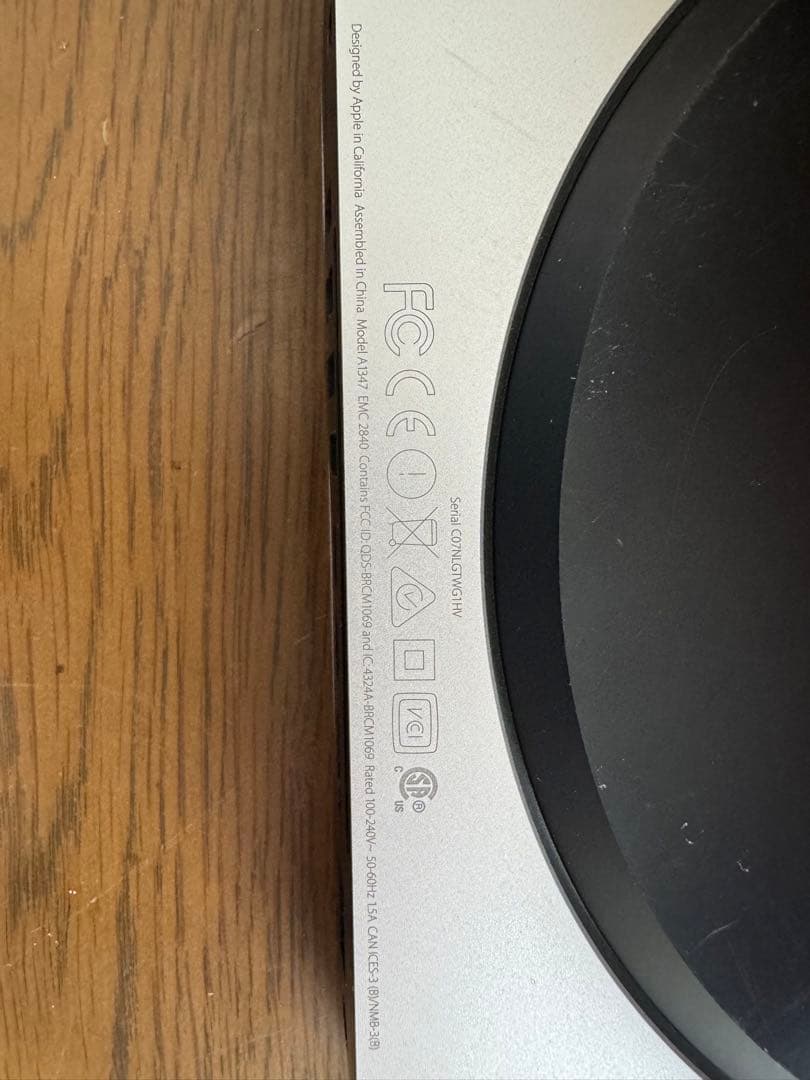 ミニPC Mac mini A1347