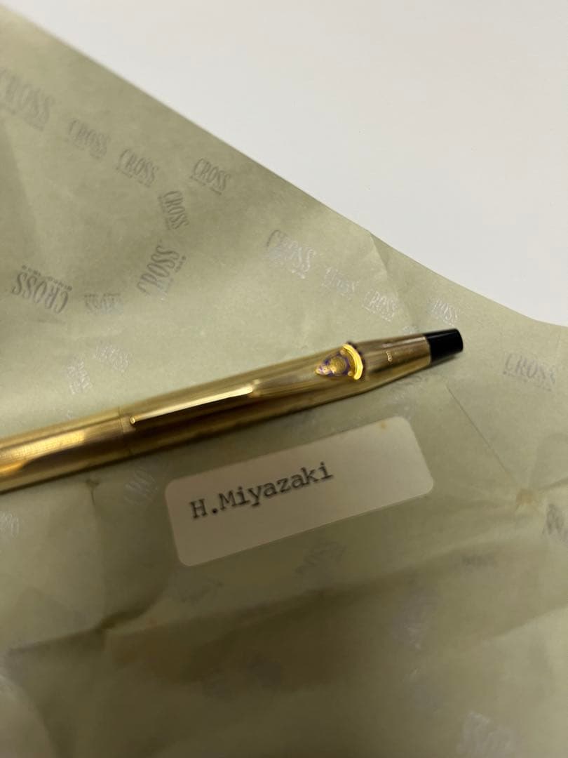 お値下げ！CROSSボールペン 10кт.GOLD FILLEDアンティーク