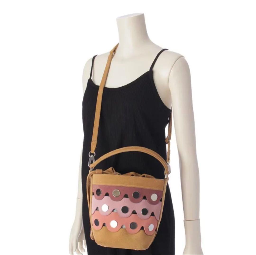 ピエールアルディPierre Hardyペニースエード 2way ハンドバッグ