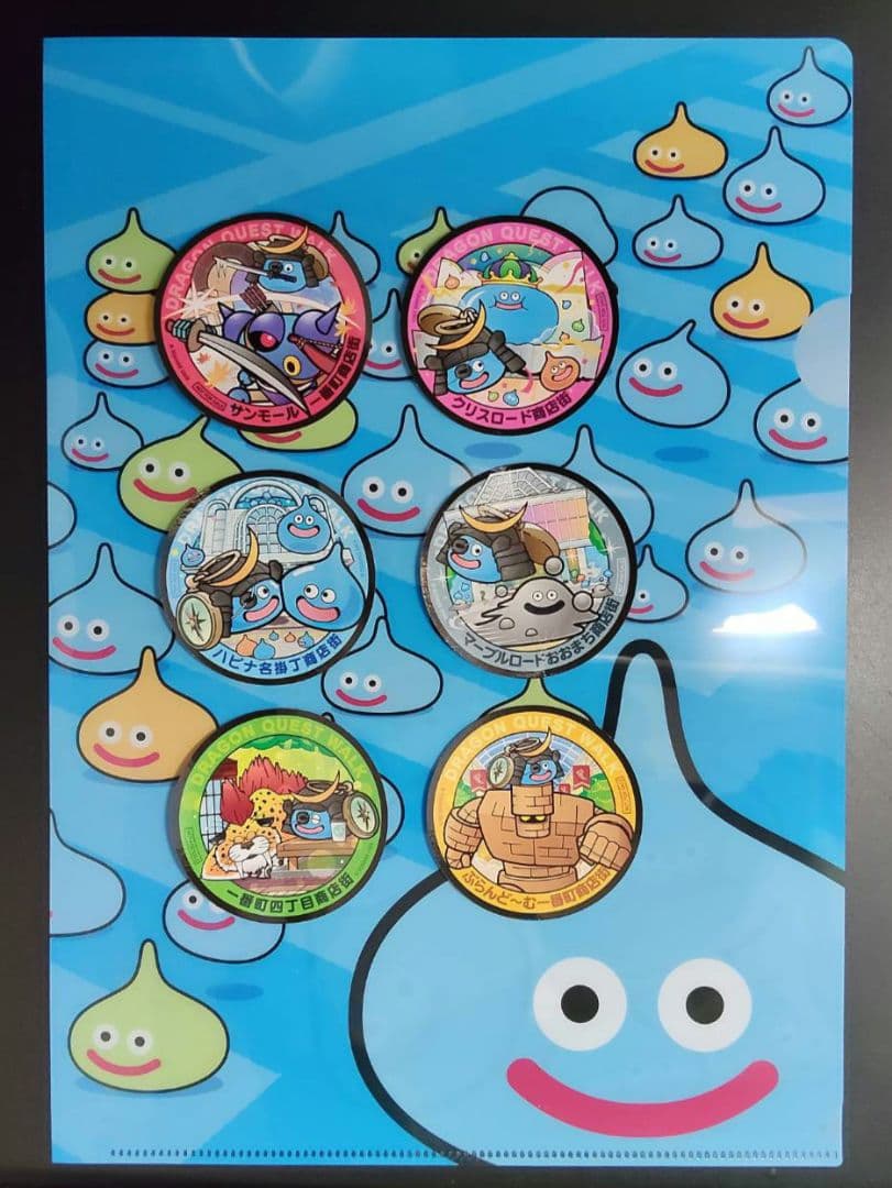 ドラクエウォーク 秋祭り スライム ステッカー 全6枚 特典クリアファイル 仙台