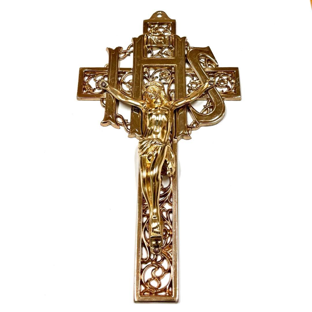 アメリカ アンティーク 聖イエス 壁掛けクロス 超大型