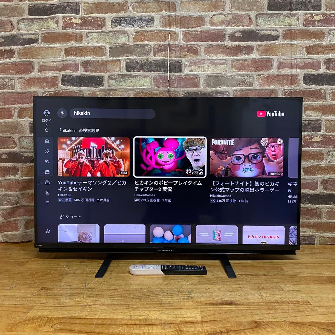 シャープ 40V型 4K 液晶テレビ Android TV 4T-C40CL1