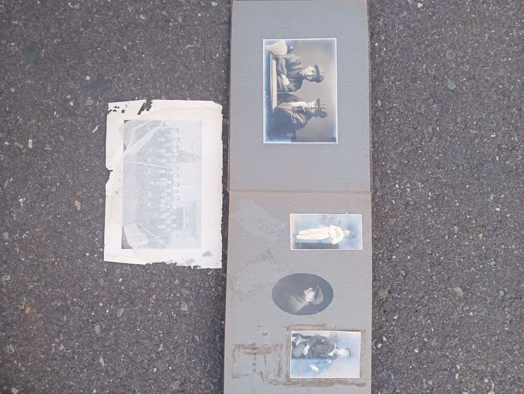 学生の写真帖　大正13年頃　女学生　着物　富山県　野球　ユニホーム　　　レトロ