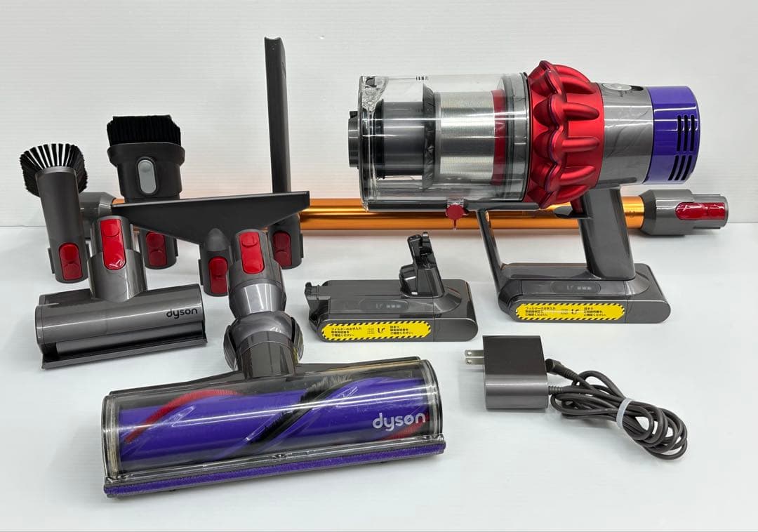 赤　動作保証品　ダイソン　掃除機　SV12 本体　純正品　フルセット　中古　美品