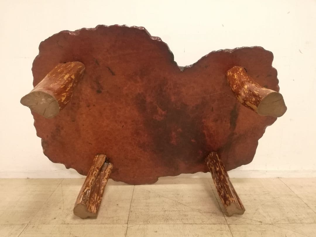 唐木 総花梨無垢 瘤 重厚な座卓