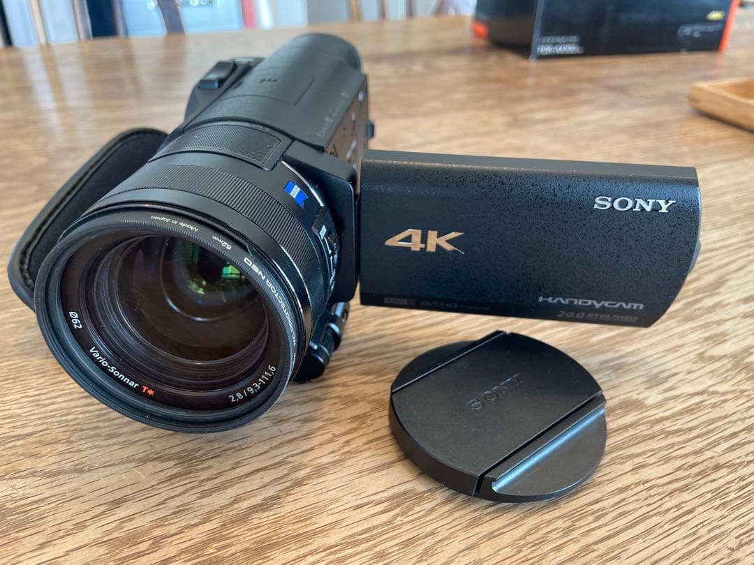 【美品】ソニー SONY FDR-AX100 4K ビデオカメラ