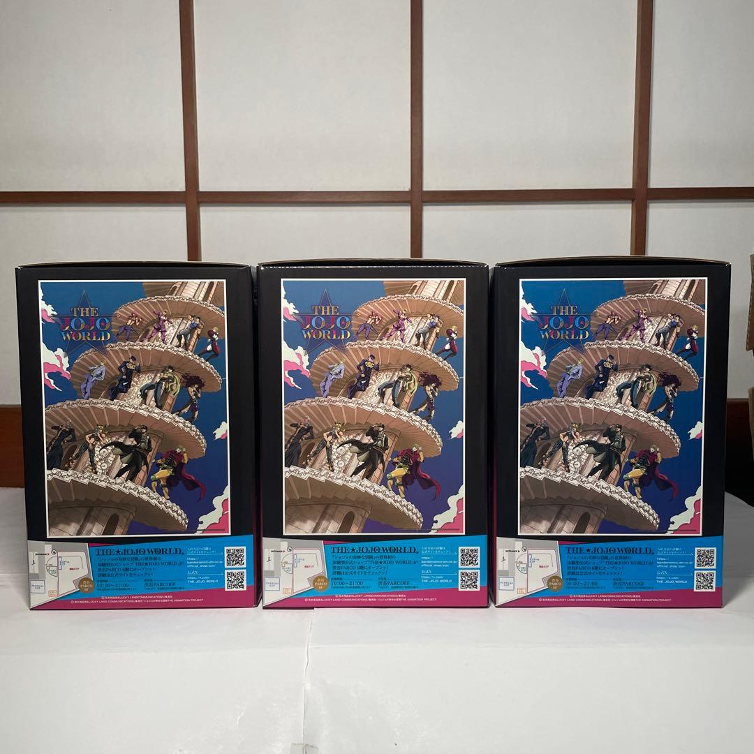 一番くじ　ジョジョワールド　B賞　E賞　F賞　フィギュア　3個セット