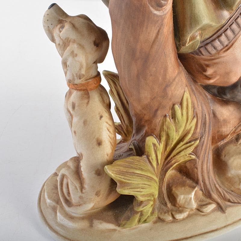 イタリア製　カポディモンテ　フィギュリン　陶人形　置物　V　R7065