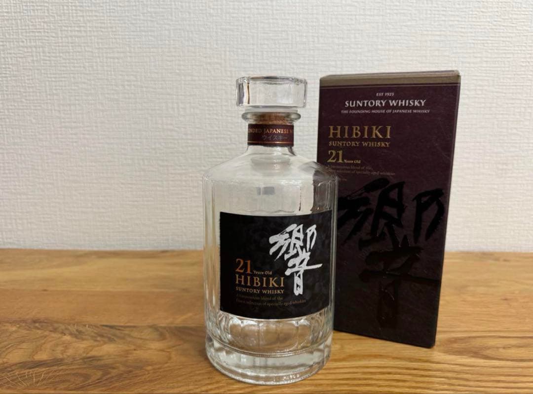 最終値下げ【 響 】21年/ウイスキー/空瓶4本セット