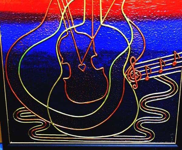 三越取扱作品 外薗範子 大型原画1点物 3D立体的 抽象画 可愛らしい感じの作品