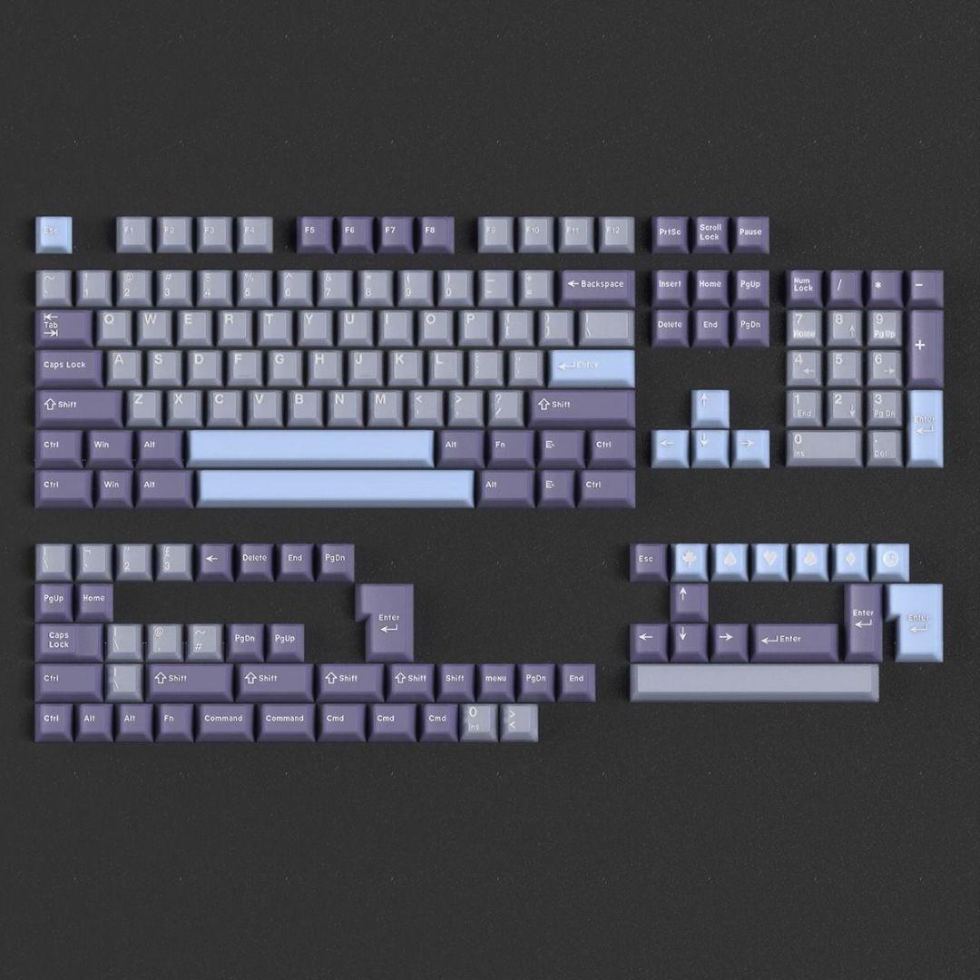 ​【日本未発売】GMK108 カスタムキーボード 苦茶紫轴V2搭載