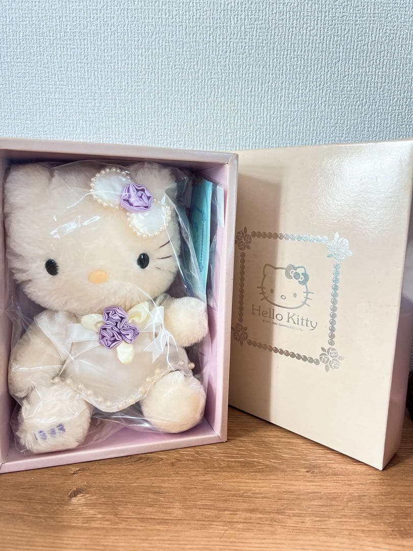 希少　1998年製　ハローキティ 500体限定　モヘアドール　ぬいぐるみ