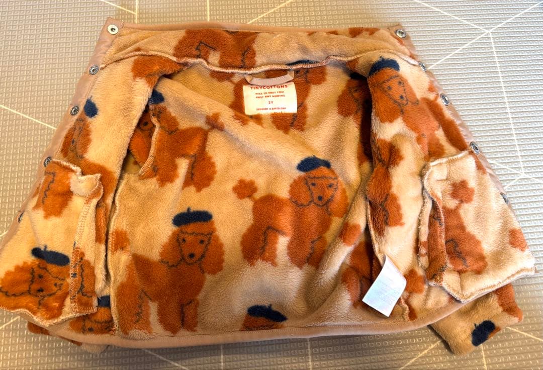 『よん』tinycottons プードルジャケット　2y