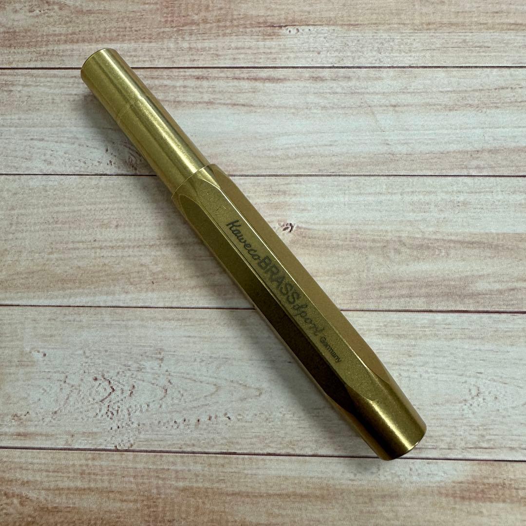 カヴェコ ブラススポーツ万年筆 ペン先M