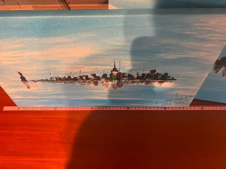 絵画② ニューヨーク　New York マンハッタン　風景画　油絵　2012