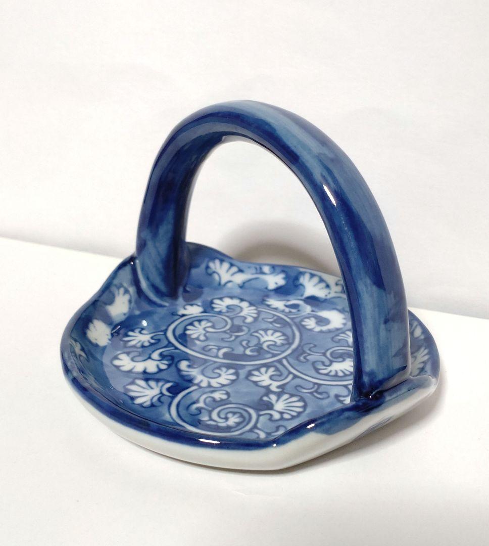 陶器 小物入れ 和柄 ■ インテリア アンティーク 蚤の市 ヴィンテージ