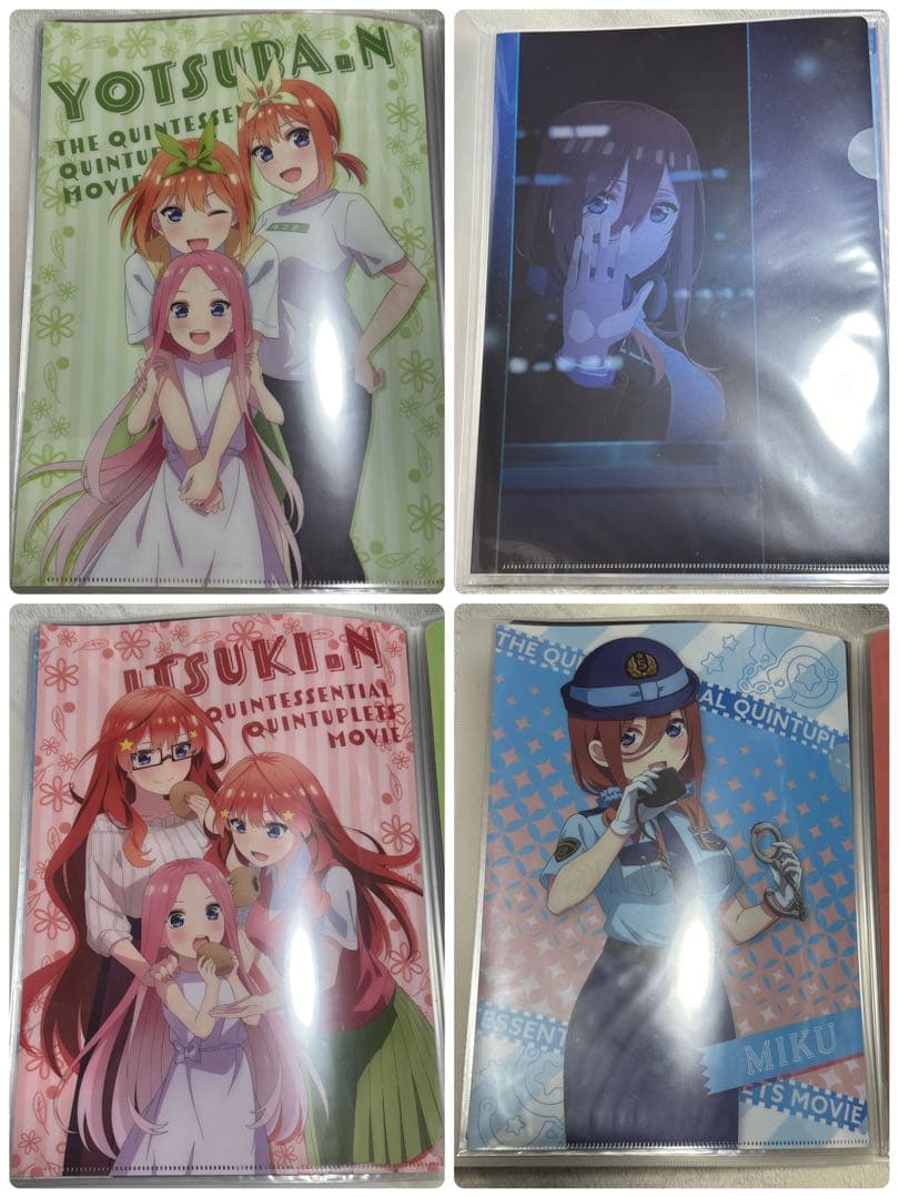 五等分の花嫁　クリアファイル　まとめ売り