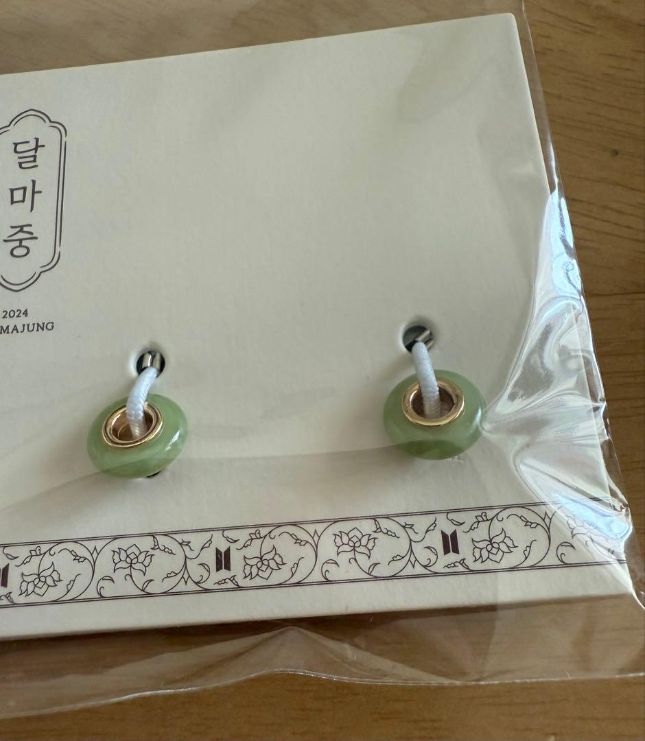【新品未使用】BTS ダルマジュン 2024 ピアス＆チャーム セット
