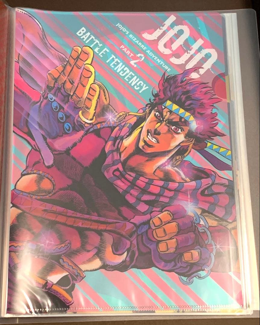 ジョジョの奇妙な冒険　原画展　クリアファイル１部〜８部