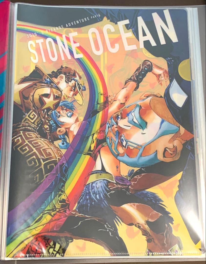 ジョジョの奇妙な冒険　原画展　クリアファイル１部〜８部