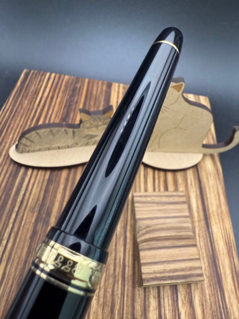 PLATINUM 万年筆 センチュリー 黒 14K M