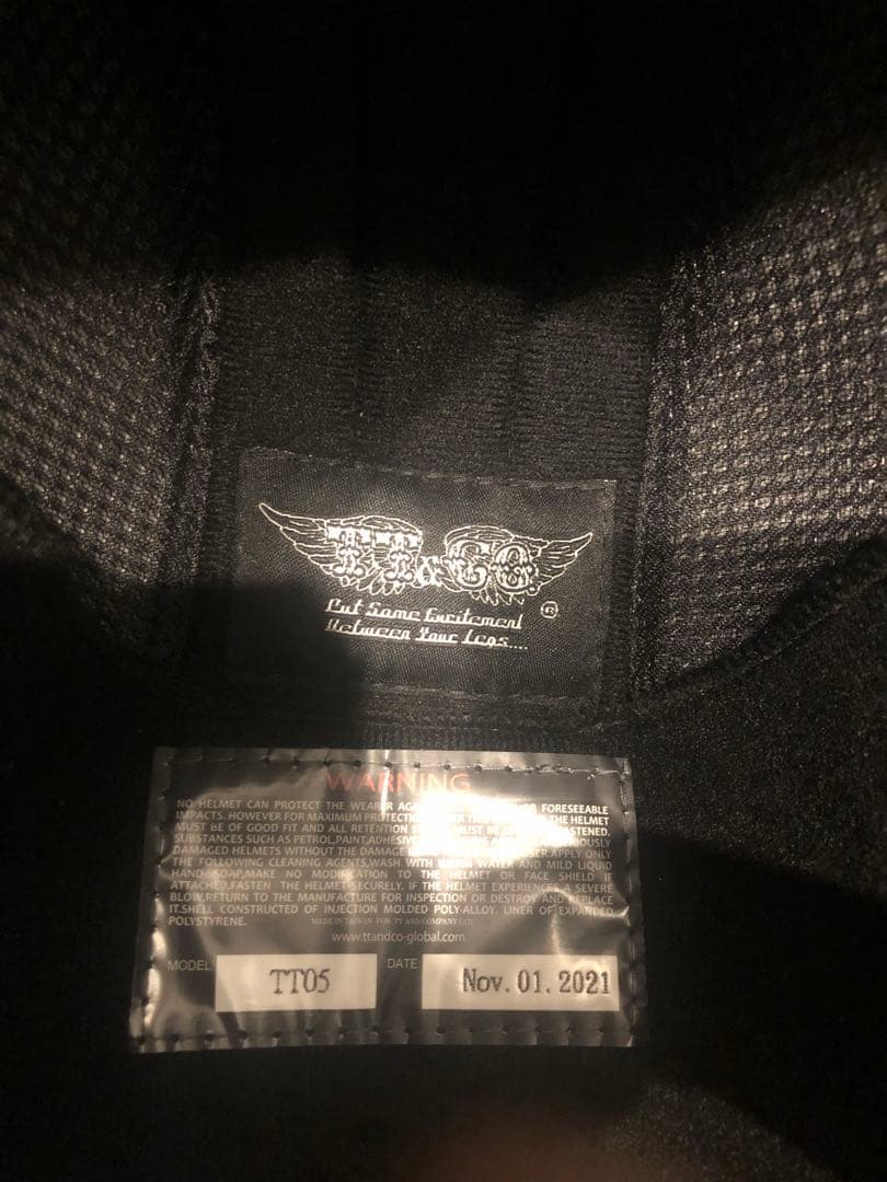 TT&CO スーパーマグナム ジェットヘルメットLAMPS GLOVES付き