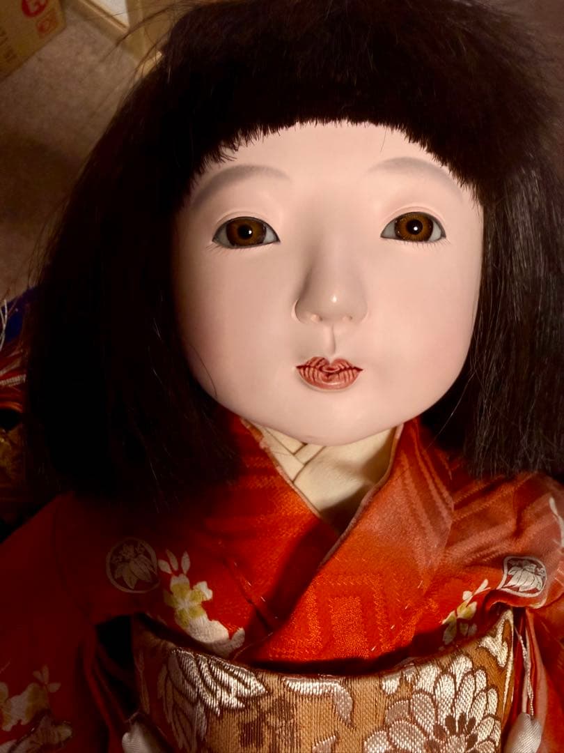 【パンダさま専用】市松人形 玉水 50cm 人形液 昭和初期 アンティークドール