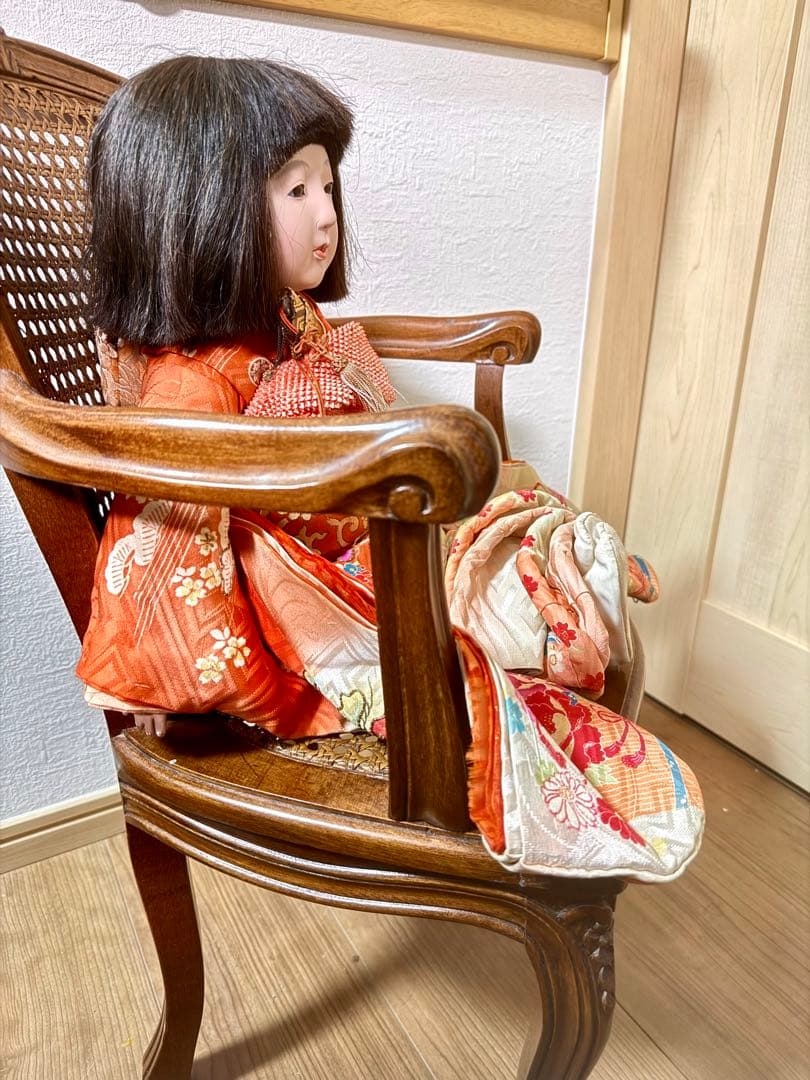 【パンダさま専用】市松人形 玉水 50cm 人形液 昭和初期 アンティークドール