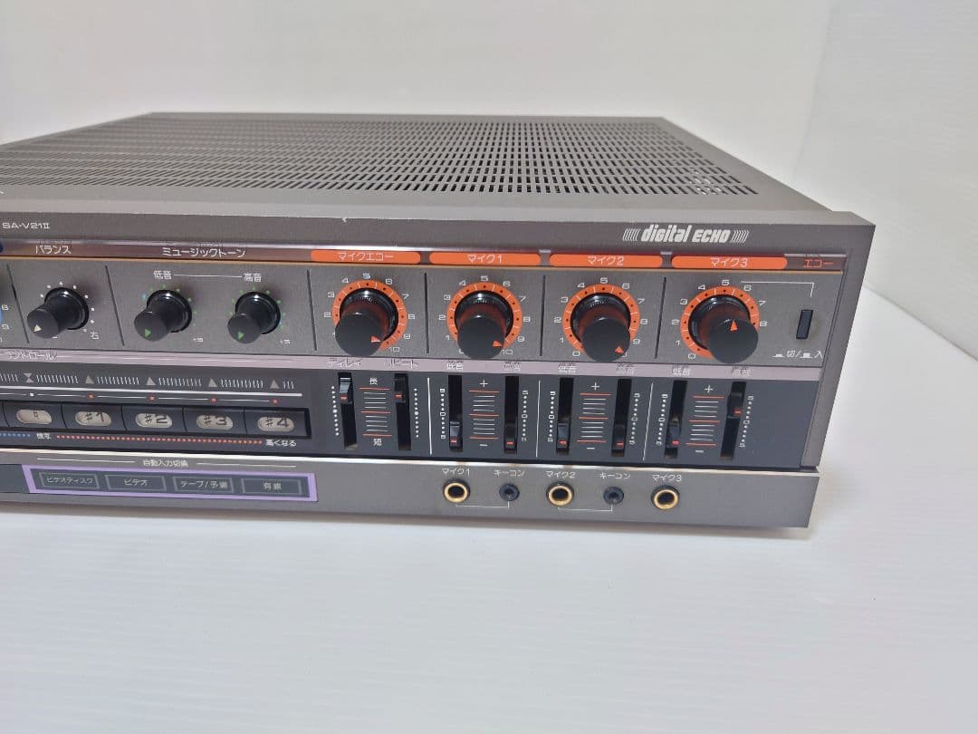 02Pioneer パイオニア カラオケアンプ SA-V21II 動作確認済