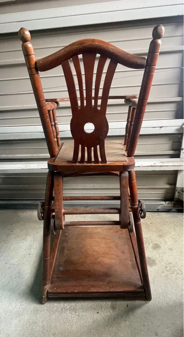 稀少/アンティーク/フランス/チャイルドチェア/アームチェア/テーブル付き