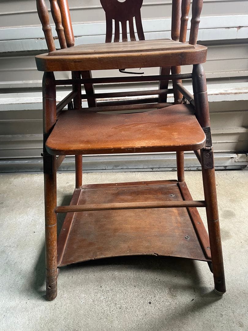 稀少/アンティーク/フランス/チャイルドチェア/アームチェア/テーブル付き