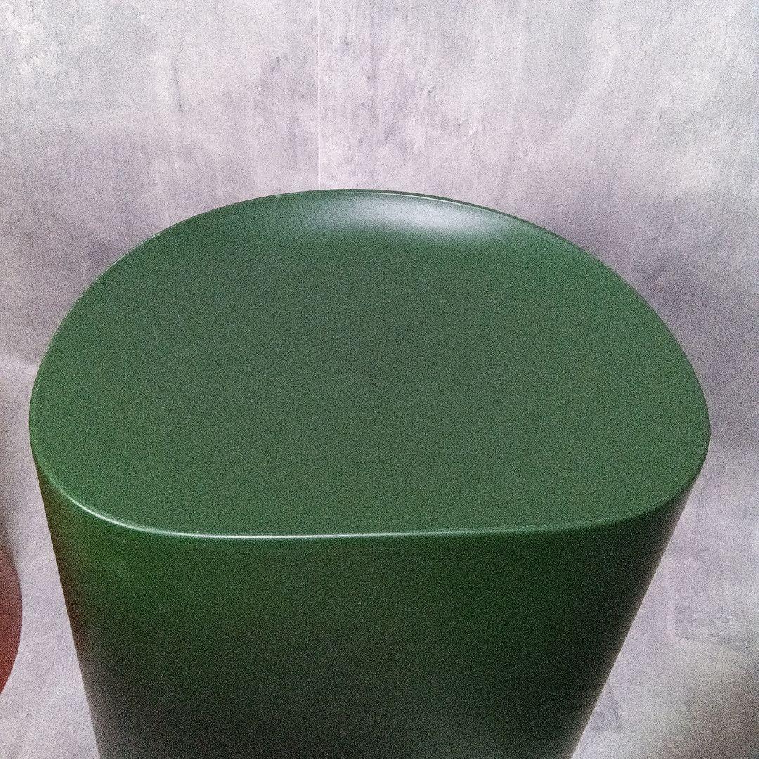 無印良品 スタッキングスツール グリーン レッド 4脚 廃盤