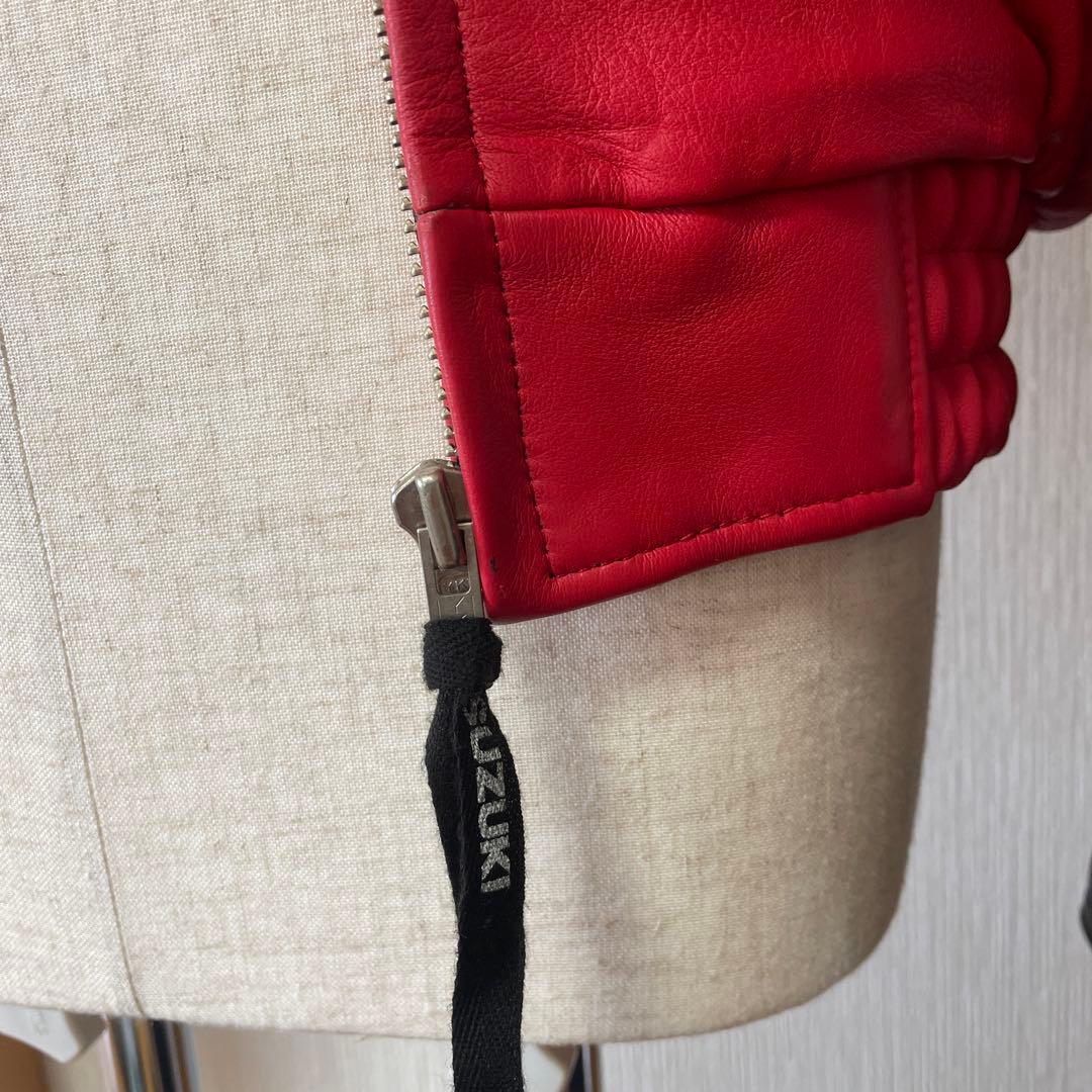 LUCKY STRIKE TEAM SUZUKI レザージャケット　ライダース