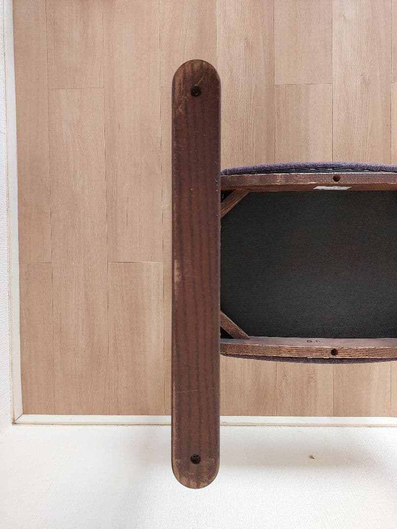 shirakawa スツール 木製 紫色