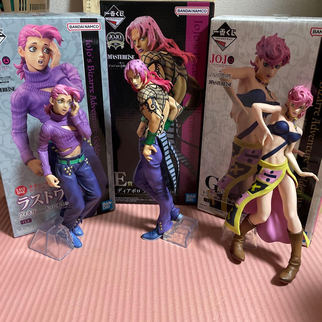 ジョジョの奇妙な冒険　一番くじ　ディアボロ　トリッシュ　ドッピオ　セット