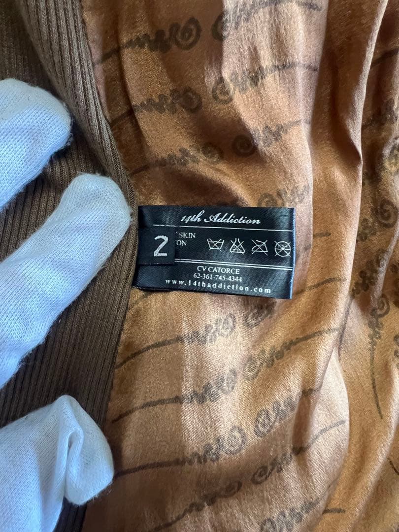 14thaddiction レザージャケット　ライダース