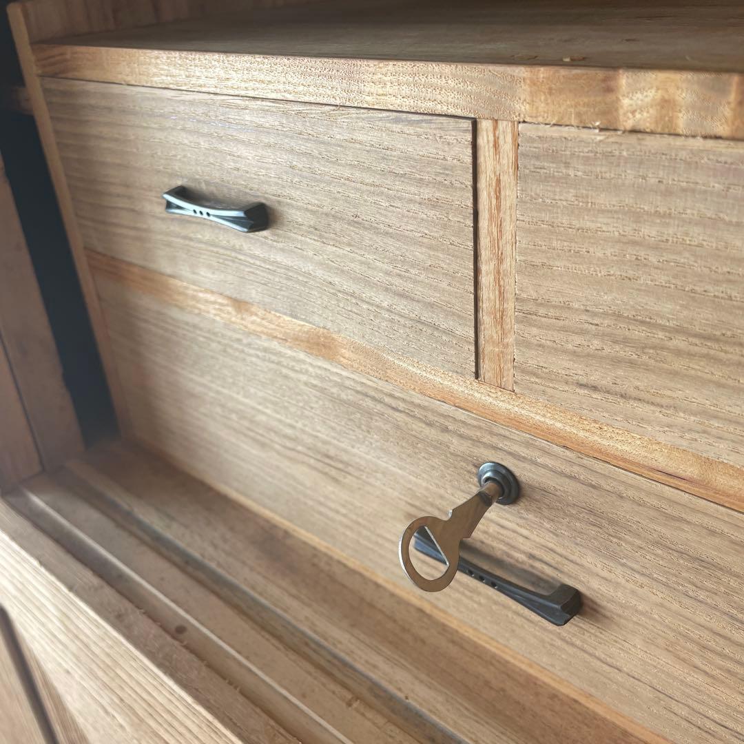 20)桐箪笥　アンティーク　チェスト　テレビ台　おもちゃ　リビング収納　古家具