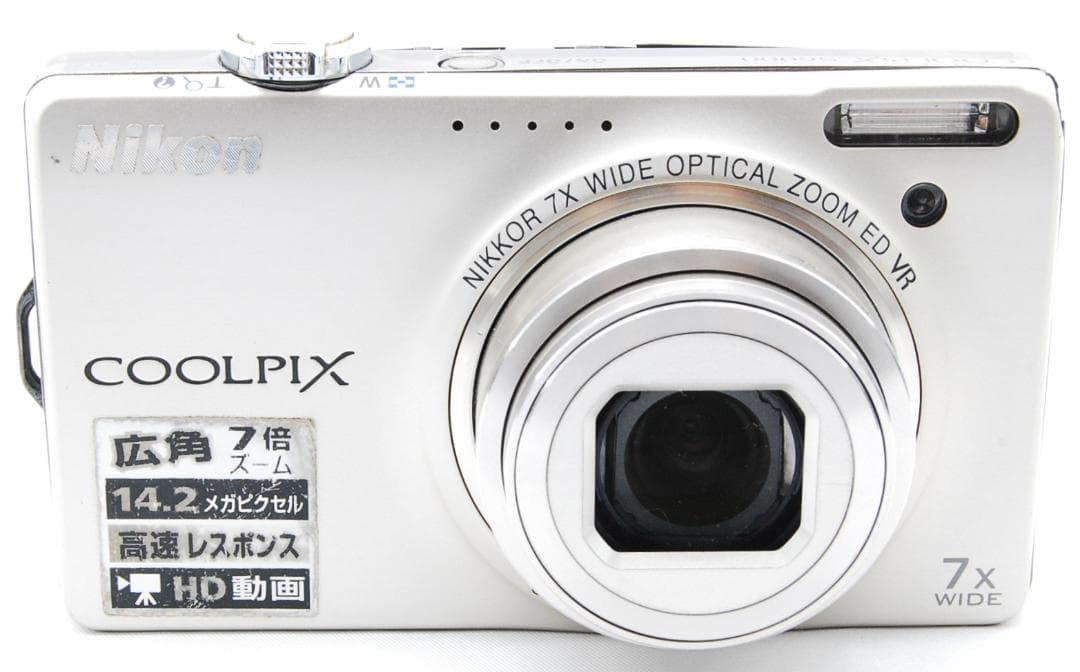 【動作確認済】Nikon CoolPix S6000一部難ありバッテリー充電器付