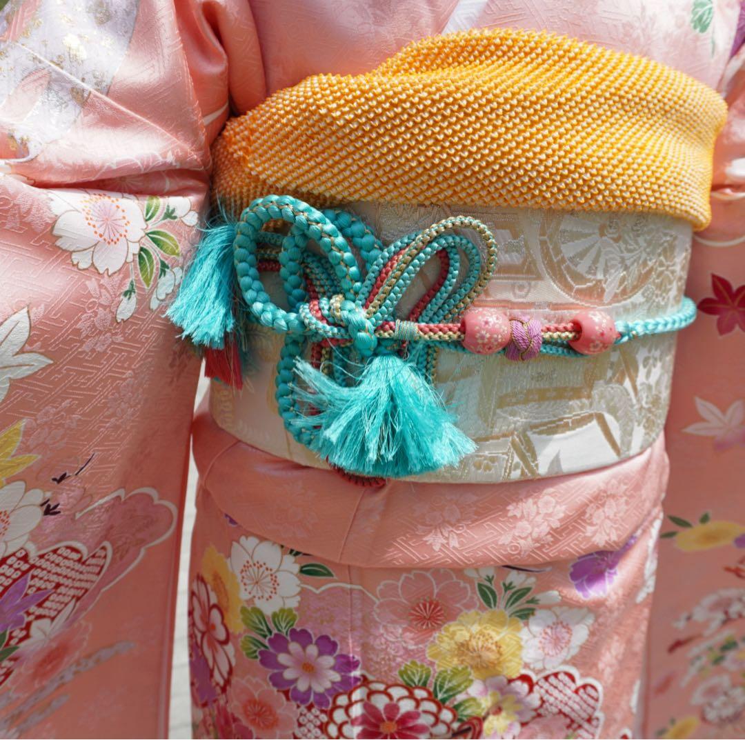 【ひろ】振袖フルセット【77】　正絹　成人式　卒業式