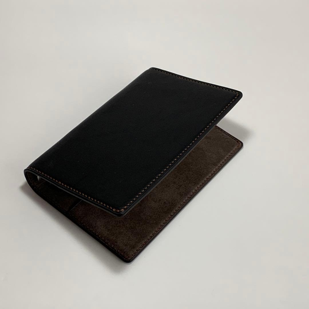 本革総手縫イタリアンレザーミニ6システム手帳ポケットペンホルダー付(マルゴー等)