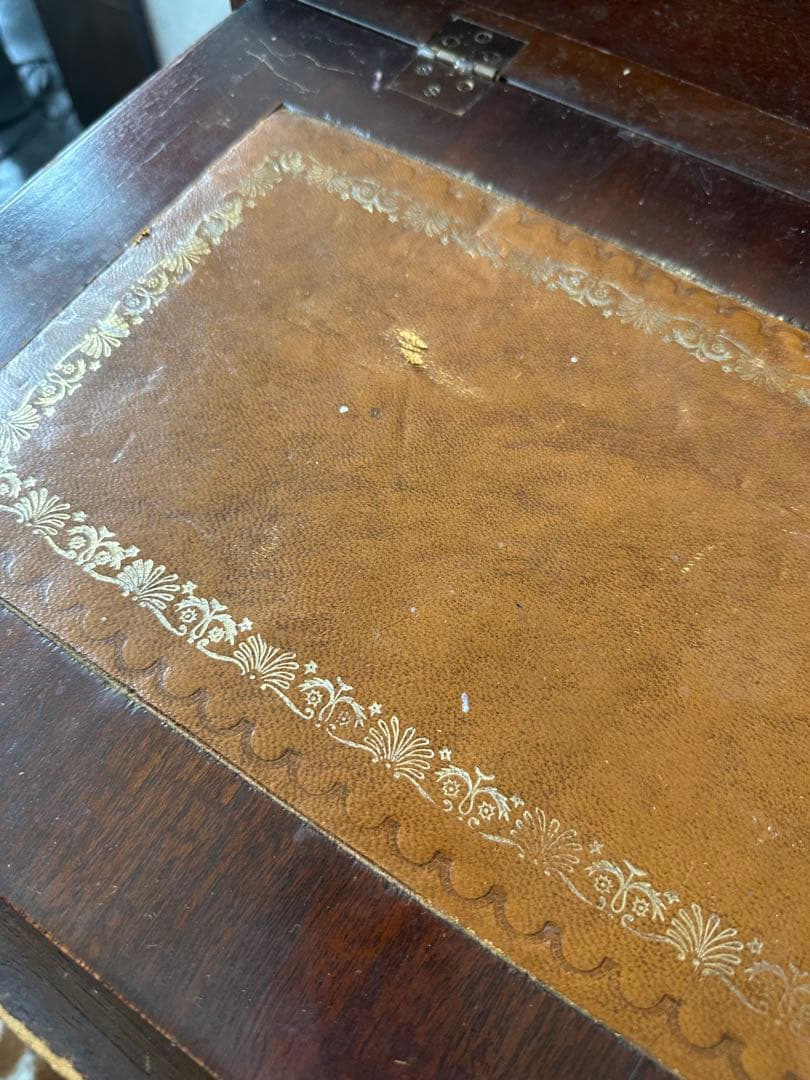 最終価格‼️アンティーク　木製ドロワー付きライティングビューローこの瞬間だけ❣️