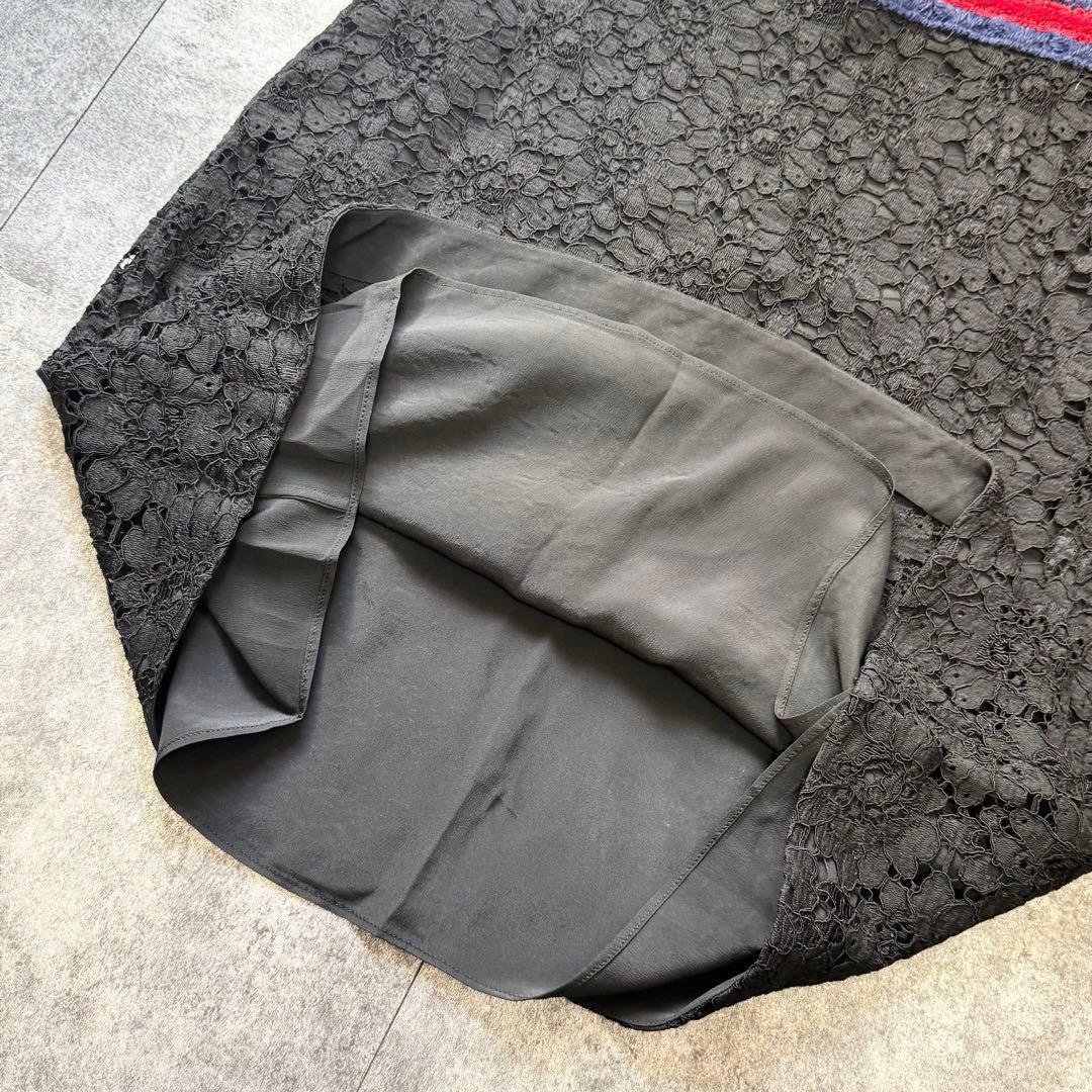 【美品】グッチ GUCCI シェリーライン 花柄 総柄 タイトスカート